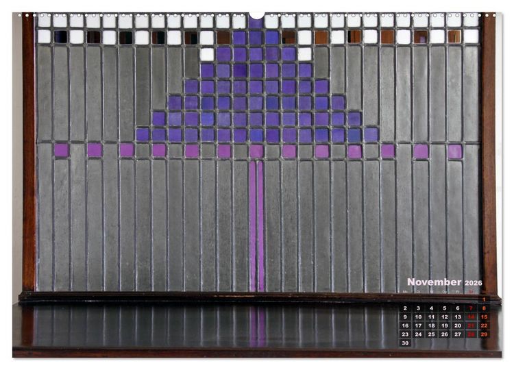 Produktbild: ArtDeco by Charles Rennie Mackintosh (Wandkalender 2026 DIN A2 quer), CALVENDO Monatskalender