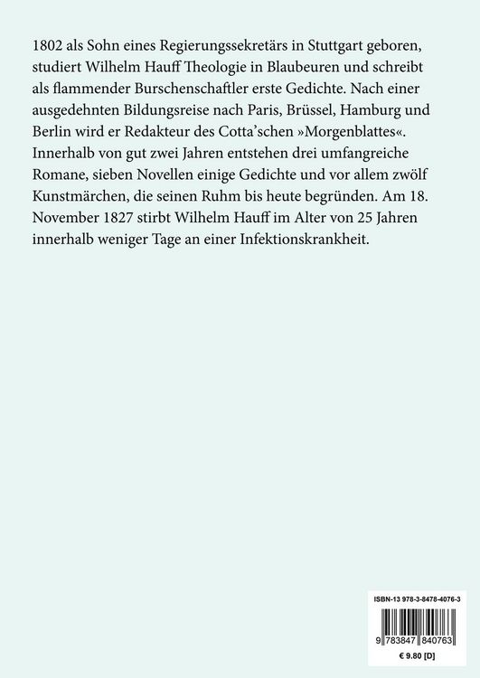Produktbild: Der kleine Muck, Kalif Storch und andere M&auml;rchen (Gro&szlig;druck)