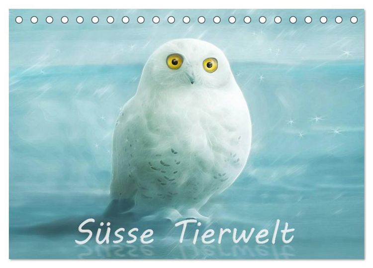 Produktbild: S&uuml;sse Tierwelt / CH-Version / Geburtstagskalender (Tischkalender 2026 DIN A5 quer), CALVENDO Monatskalender