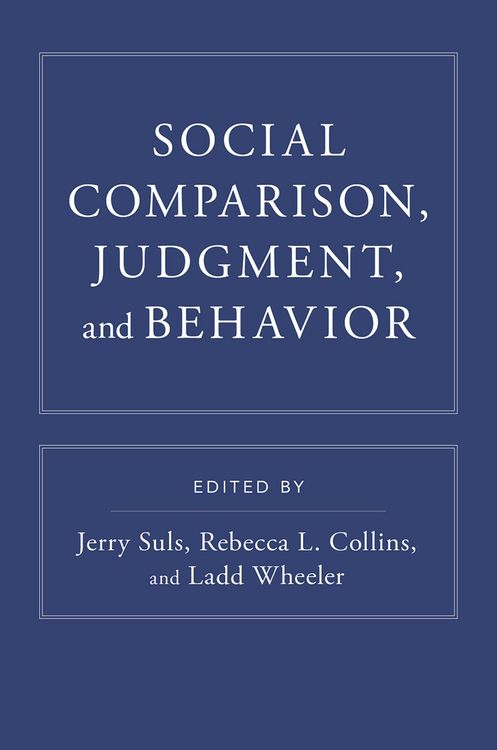Produktbild: Social Comparison, Judgment, and Behavior