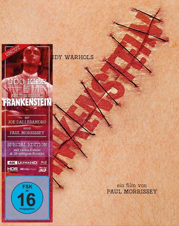Produktbild: Andy Warhols Frankenstein - Mediabook - Cover B (4K Ultra HD) (+2 Blu-rays)