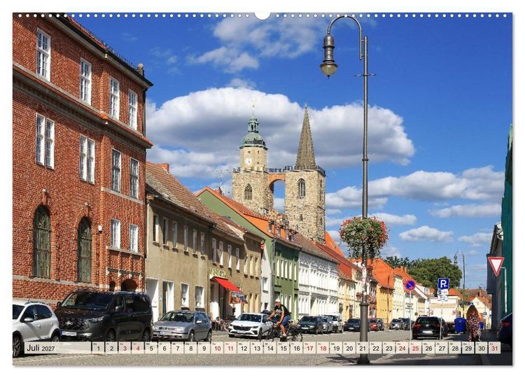 Produktbild: J&uuml;terbog &ndash; Backsteingotik und Wehrt&uuml;rme (Wandkalender 2027 DIN A2 quer), CALVENDO Monatskalender