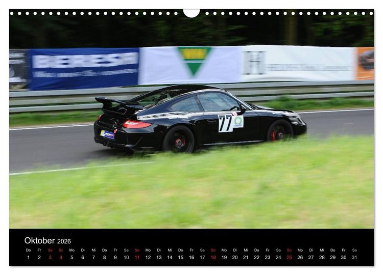 Produktbild: Bergrennen und Rallye im Porsche (Wandkalender 2026 DIN A3 quer), CALVENDO Monatskalender