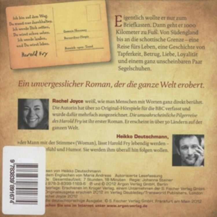 Produktbild: Die unwahrscheinliche Pilgerreise des Harold Fry