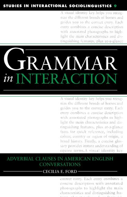 Produktbild: Grammar in Interaction