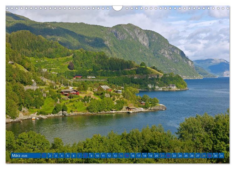 Produktbild: Faszination Skandinavien (Wandkalender 2026 DIN A3 quer), CALVENDO Monatskalender