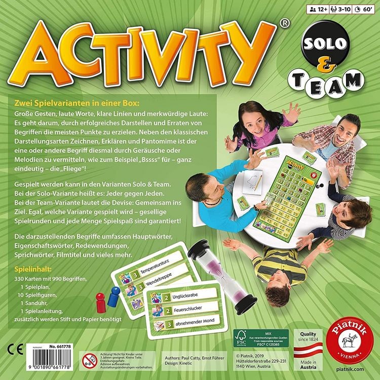 Produktbild: Activity Solo & Team