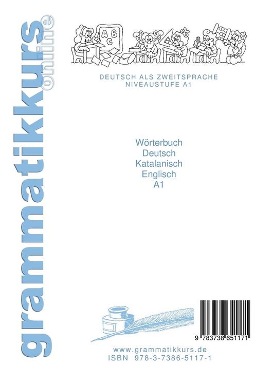 Produktbild: W&ouml;rterbuch Deutsch - Katalanisch - Englisch Niveau A1