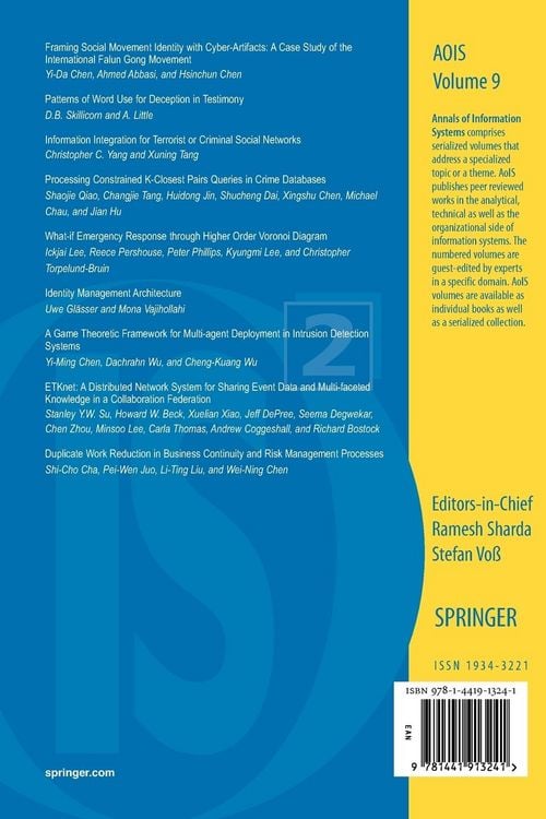 Produktbild: Security Informatics