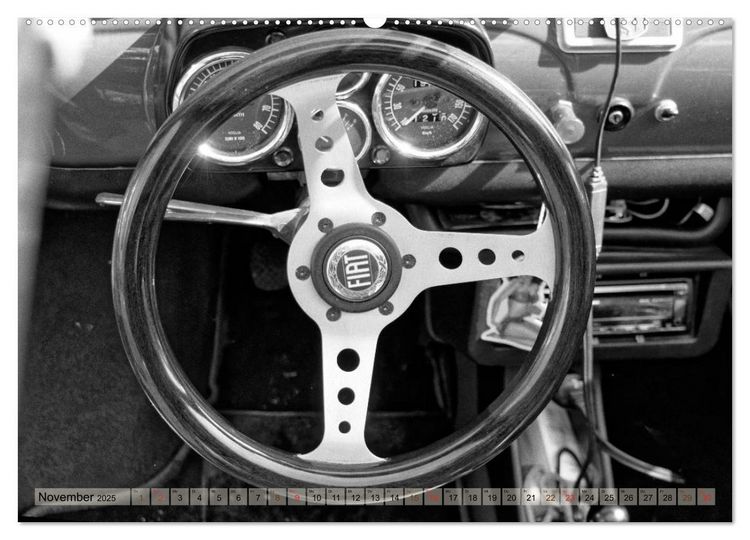 Produktbild: il Cinquecento - Details im Fokus - im Look eines legend&auml;ren Analogfilms (hochwertiger Premium Wandkalender 2025 DIN A2 quer), Kunstdruck in Hochglanz