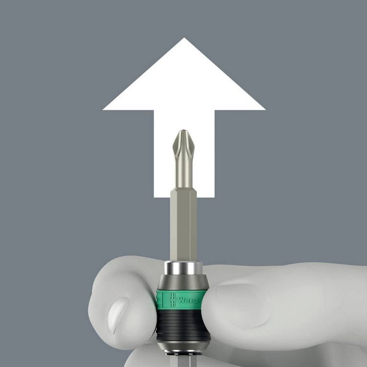Produktbild: Wera Kompakt 60 RA-R Imperial 1 05051531001 Bit-Set Schlitz, Kreuzschlitz Phillips, Kreuzschlitz Pozidriv, TORX BO