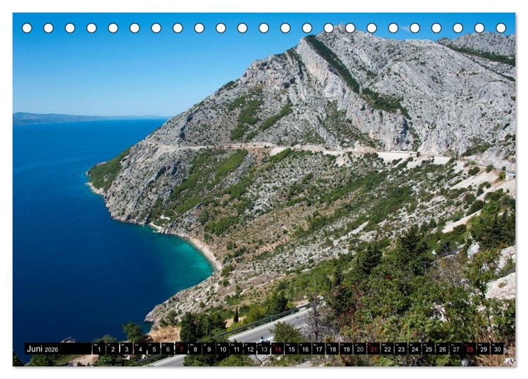 Produktbild: Kroatien (Tischkalender 2026 DIN A5 quer), CALVENDO Monatskalender