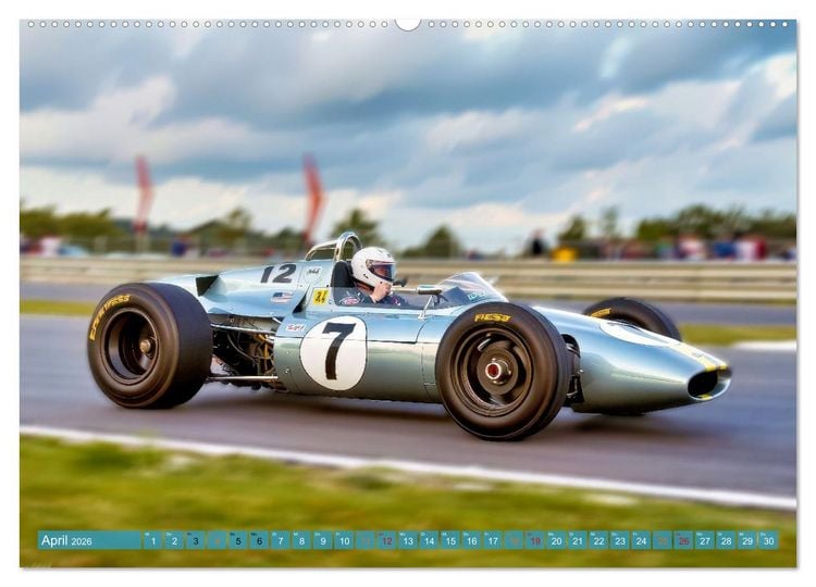 Produktbild: Formel 1 in den sechziger Jahren (Wandkalender 2026 DIN A2 quer), CALVENDO Monatskalender