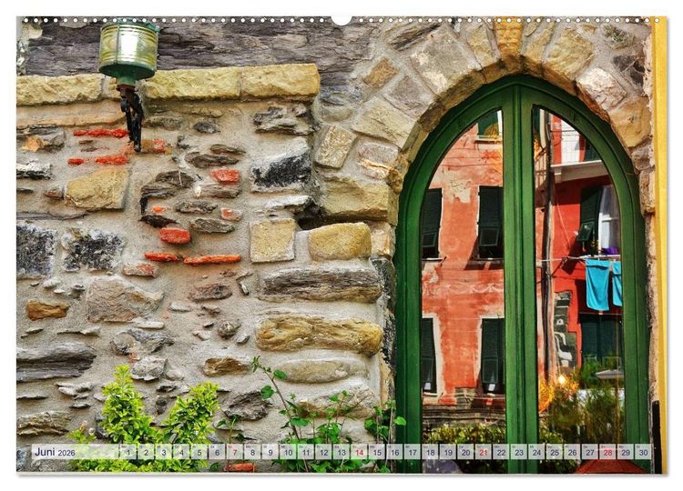 Produktbild: SCHMUCKST&Uuml;CKE der CINQUE TERRE (hochwertiger Premium Wandkalender 2026 DIN A2 quer), Kunstdruck in Hochglanz