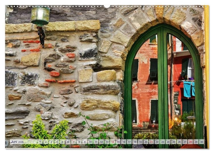 Produktbild: SCHMUCKST&Uuml;CKE der CINQUE TERRE (Wandkalender 2026 DIN A2 quer), CALVENDO Monatskalender