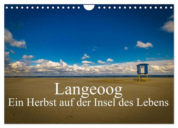 Produktbild: Langeoog &ndash; Ein Herbst auf der Insel des Lebens (Wandkalender 2026 DIN A4 quer), CALVENDO Monatskalender