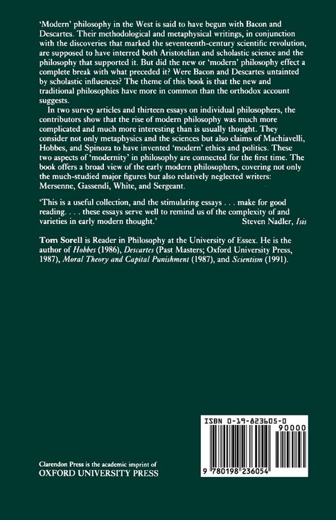Produktbild: The Rise of Modern Philosophy