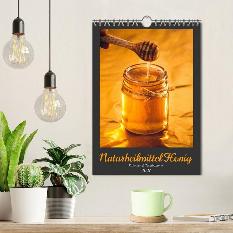 Produktbild: Naturheilmittel Honig - Kalender & Terminplaner (Wandkalender 2026 DIN A4 hoch), CALVENDO Monatskalender