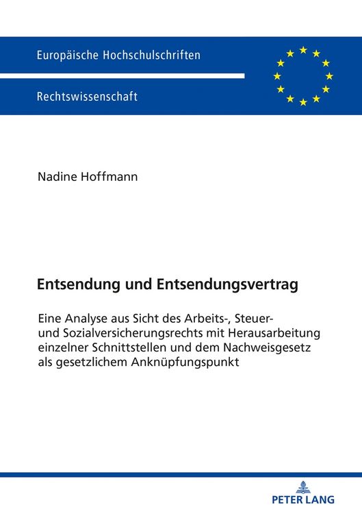 Produktbild: Entsendung und Entsendungsvertrag