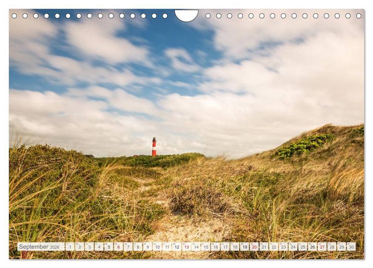 Produktbild: Nordseeperle Sylt (Wandkalender 2026 DIN A4 quer), CALVENDO Monatskalender