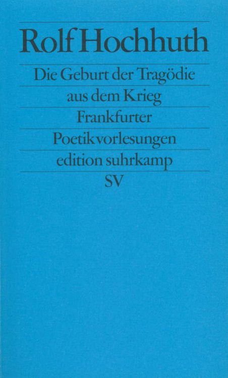 Produktbild: Die Geburt der Trag&ouml;die aus dem Krieg