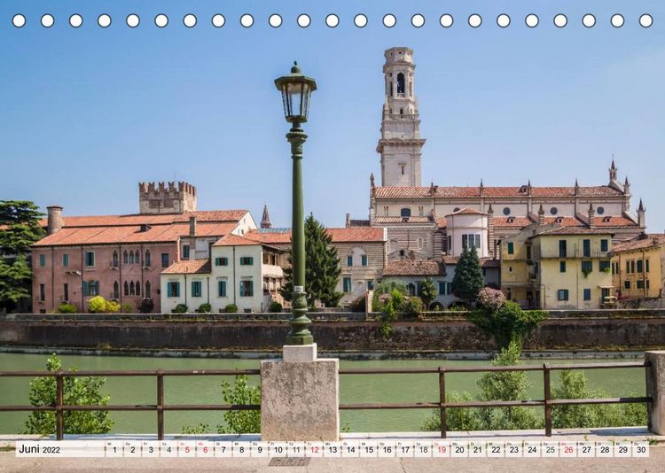 Produktbild: Viola, M: VERONA Historisches Stadtherz (Tischkalender 2022