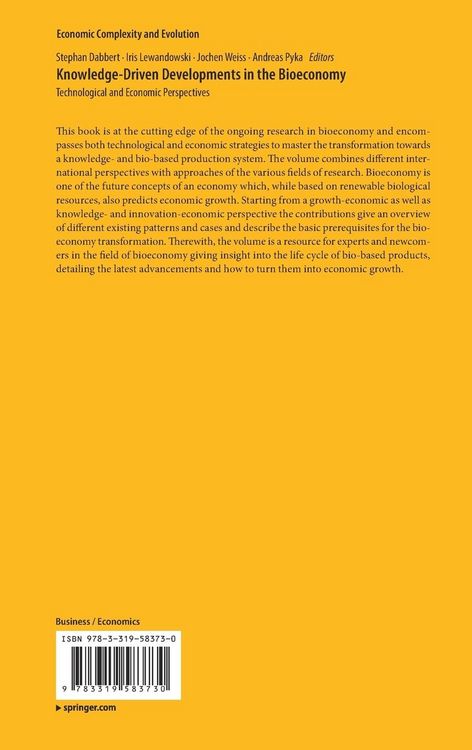 Produktbild: Knowledge-Driven Developments in the Bioeconomy