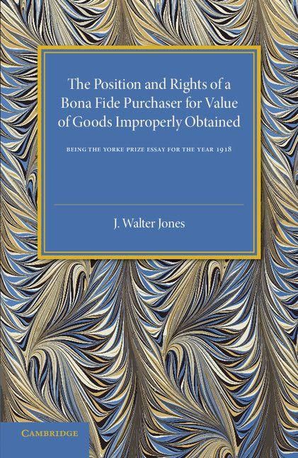 Produktbild: Bona Fide Purchase of Goods