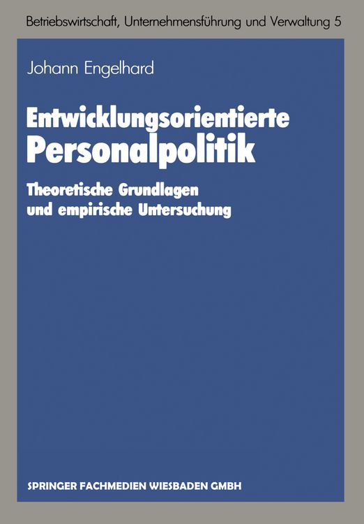 Produktbild: Entwicklungsorientierte Personalpolitik