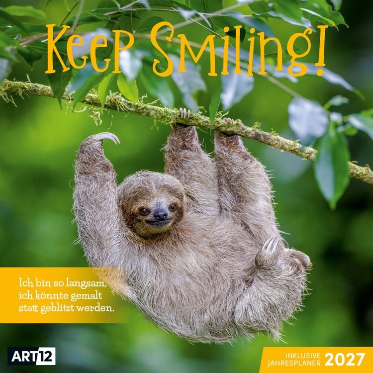 Produktbild: Keep Smiling Kalender 2027 - 30x30 - Art12