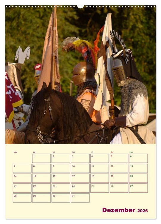 Produktbild: Spektakulum - Mittelalterliches Kalendarium (hochwertiger Premium Wandkalender 2026 DIN A2 hoch), Kunstdruck in Hochglanz