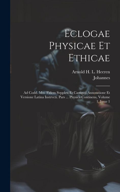 Produktbild: Eclogae Physicae Et Ethicae