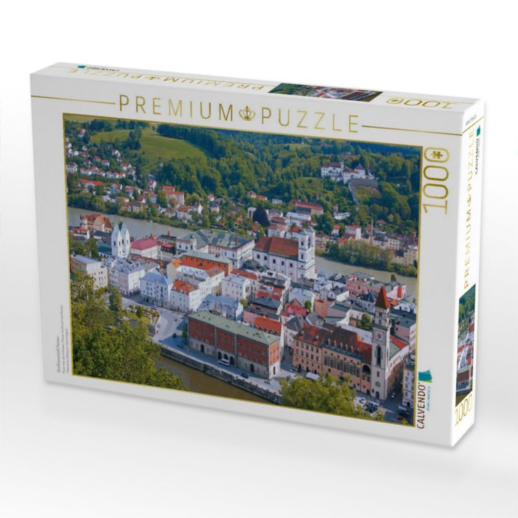 Produktbild: CALVENDO Puzzle Dreifl&uuml;ssestadt Passau | 1000 Teile Lege-Gr&ouml;&szlig;e 64x48cm Foto-Puzzle f&uuml;r gl&uuml;ckliche Stunden