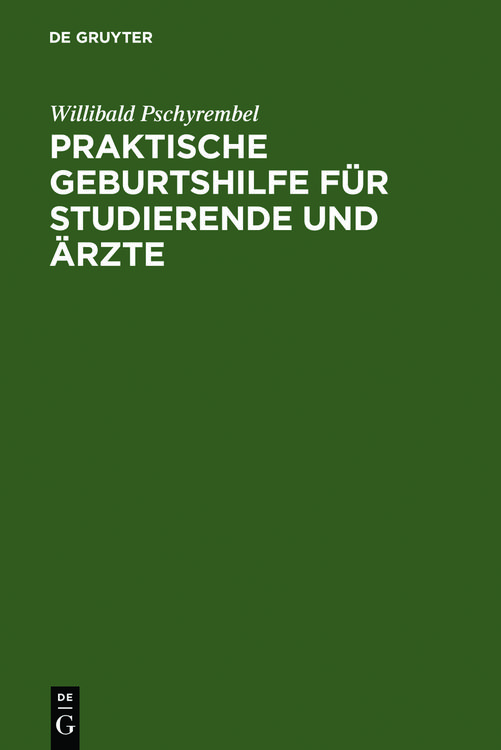 Produktbild: Praktische Geburtshilfe f&uuml;r Studierende und &Auml;rzte