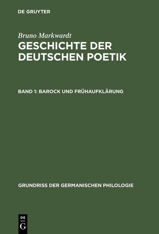 Produktbild: Barock und Fr&uuml;haufkl&auml;rung