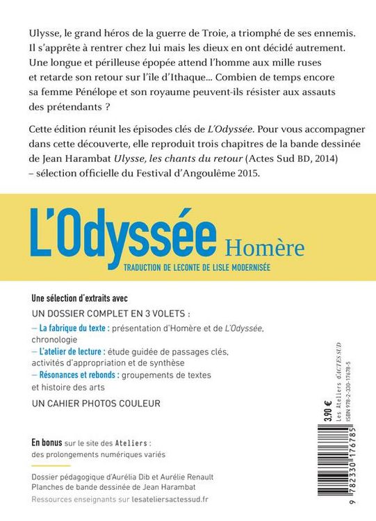 Produktbild: L'Odyss&eacute;e : extraits, coll&egrave;ge