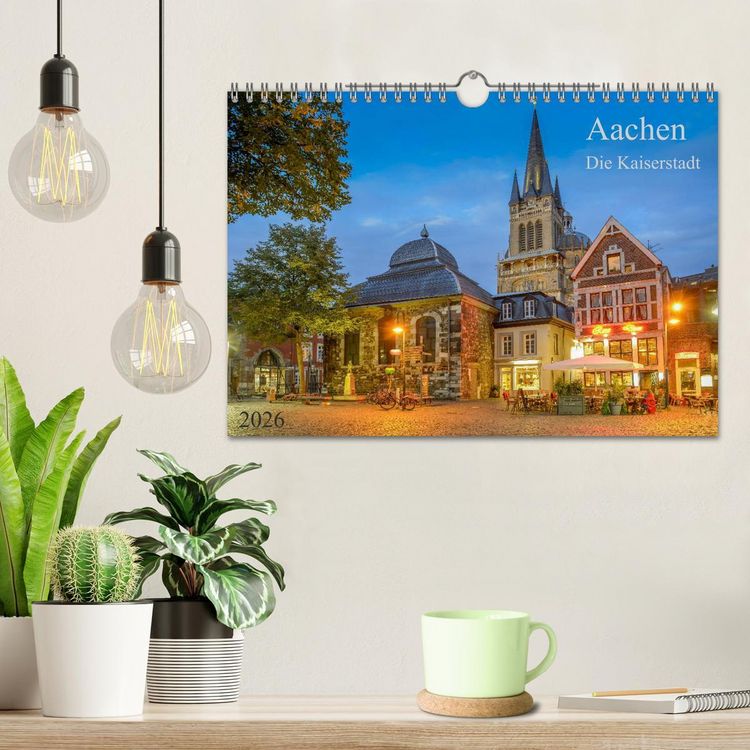 Produktbild: Aachen Die Kaiserstadt (Wandkalender 2026 DIN A4 quer), CALVENDO Monatskalender