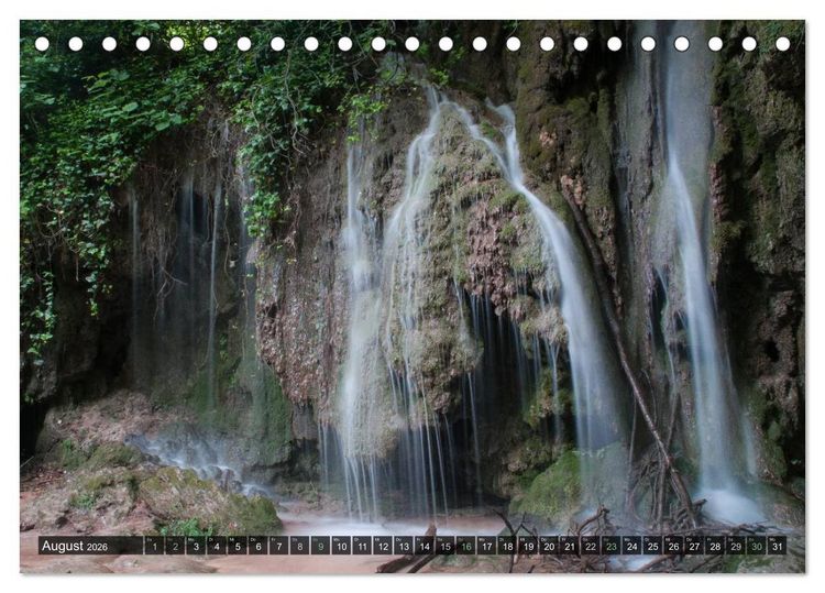 Produktbild: Wasserf&auml;lle der Welt 2026 (Tischkalender 2026 DIN A5 quer), CALVENDO Monatskalender