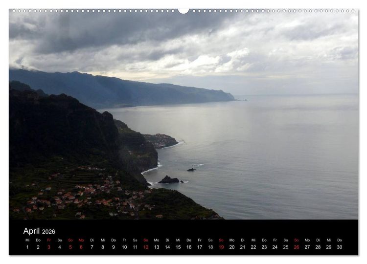 Produktbild: Madeira 2026 (Wandkalender 2026 DIN A2 quer), CALVENDO Monatskalender