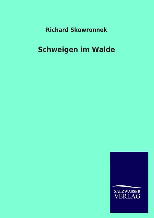 Produktbild: Schweigen im Walde