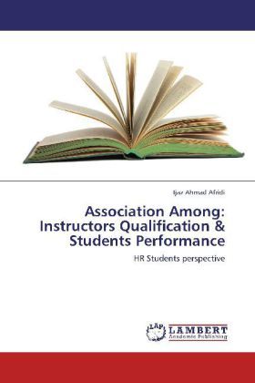 Produktbild: Afridi, I: Association Among: Instructors Qualification & St