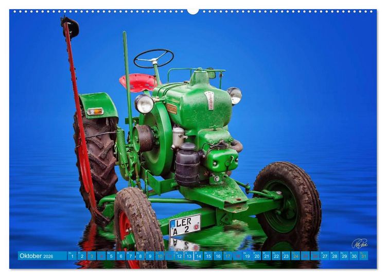 Produktbild: Traktor - Oldtimer (Wandkalender 2026 DIN A2 quer), CALVENDO Monatskalender