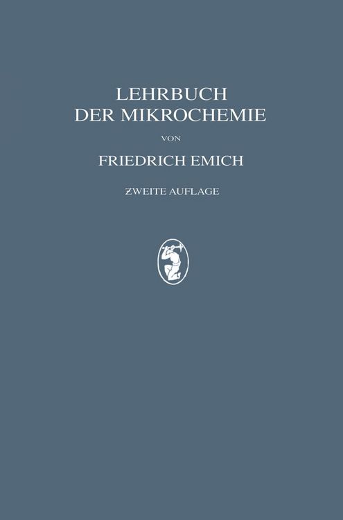 Produktbild: Lehrbuch der Mikrochemie