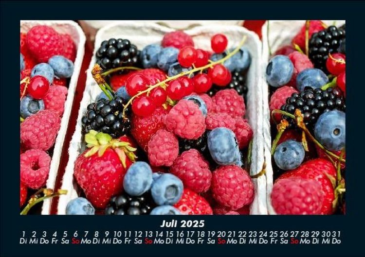 Produktbild: Fr&uuml;chte 2025 Fotokalender DIN A5