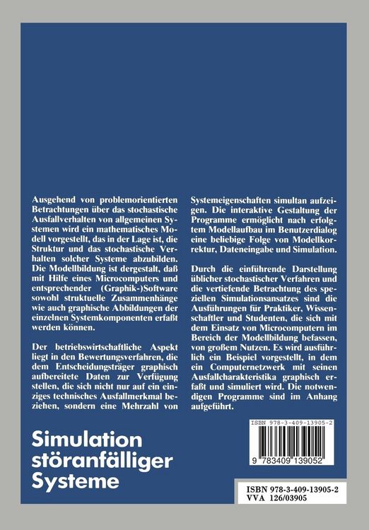 Produktbild: Simulation st&ouml;ranf&auml;lliger Systeme