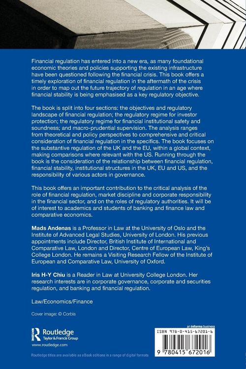 Produktbild: The Foundations and Future of Financial Regulation