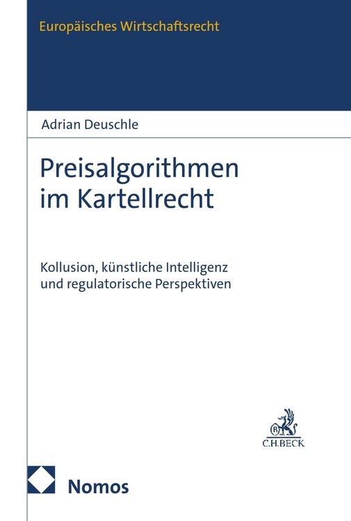 Produktbild: Preisalgorithmen im Kartellrecht