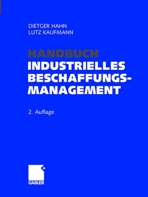 Produktbild: Handbuch Industrielles Beschaffungsmanagement