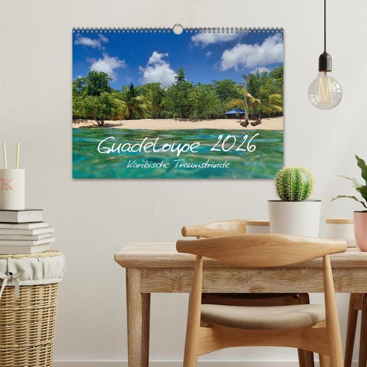 Produktbild: Guadeloupe - Karibische Traumstr&auml;nde (Wandkalender 2026 DIN A3 quer), CALVENDO Monatskalender