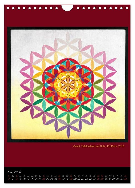Produktbild: Die heilige Blume des Lebens - Mandalas von Istvan Seidel (Wandkalender 2026 DIN A4 hoch), CALVENDO Monatskalender